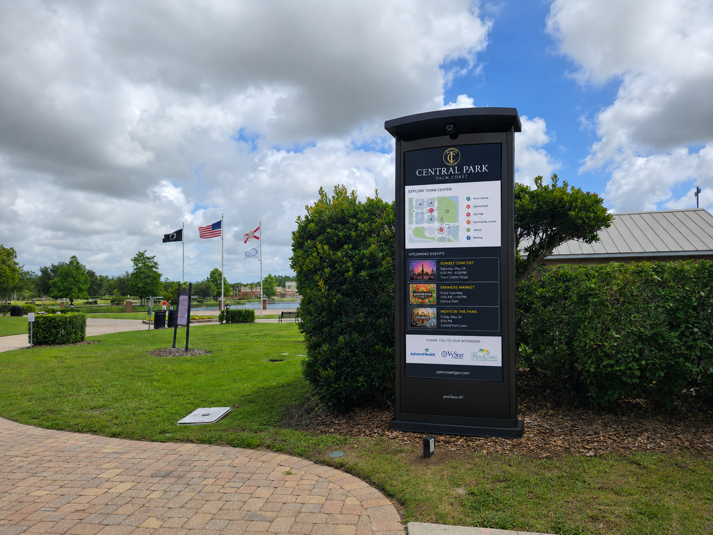 Local Focus Media digital display concept