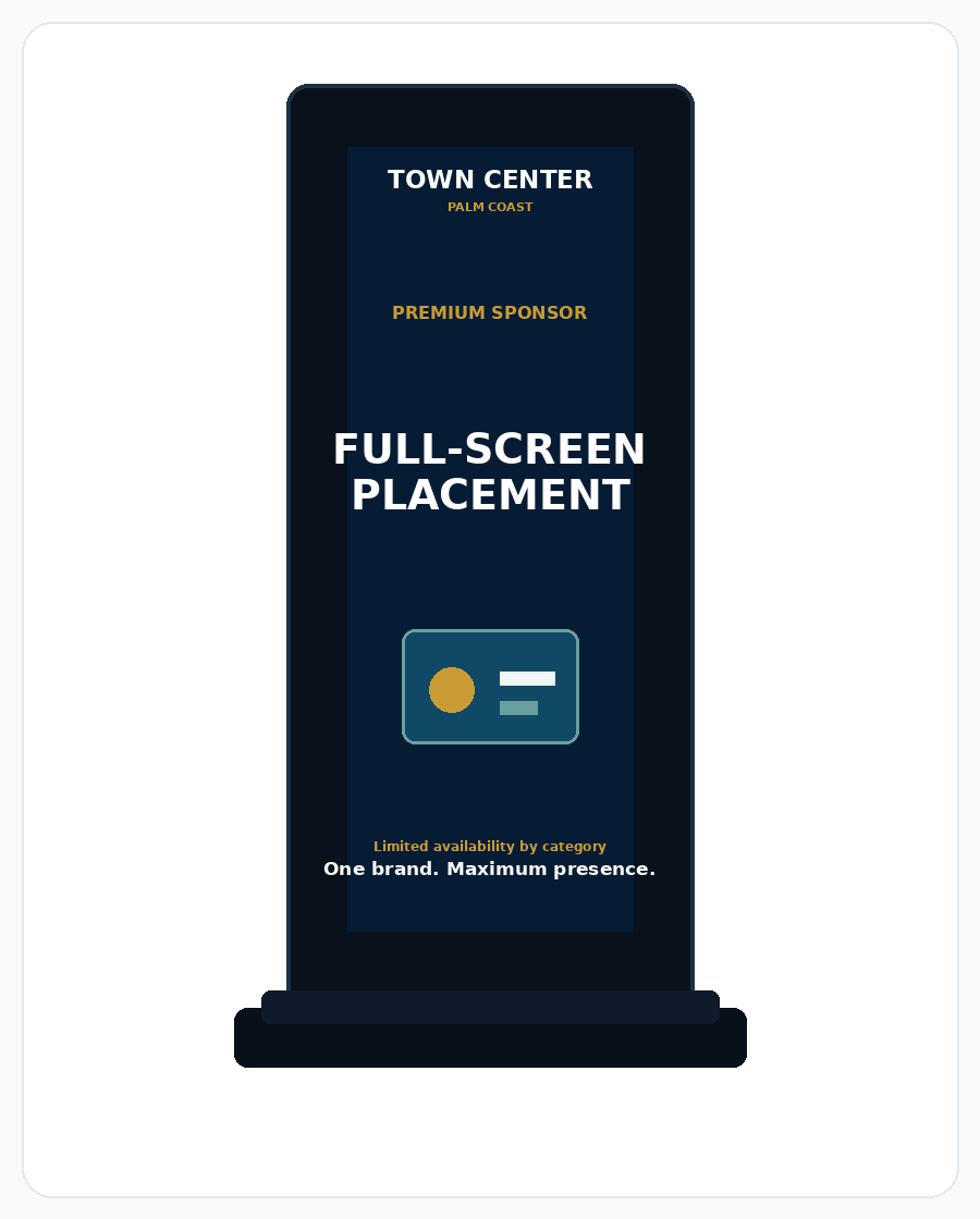 Premium full-screen sponsor example